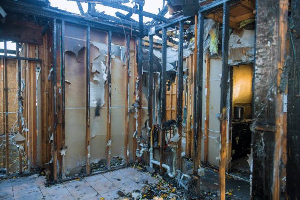 Professional Fire Damage Removal technician working in Inman, KS
